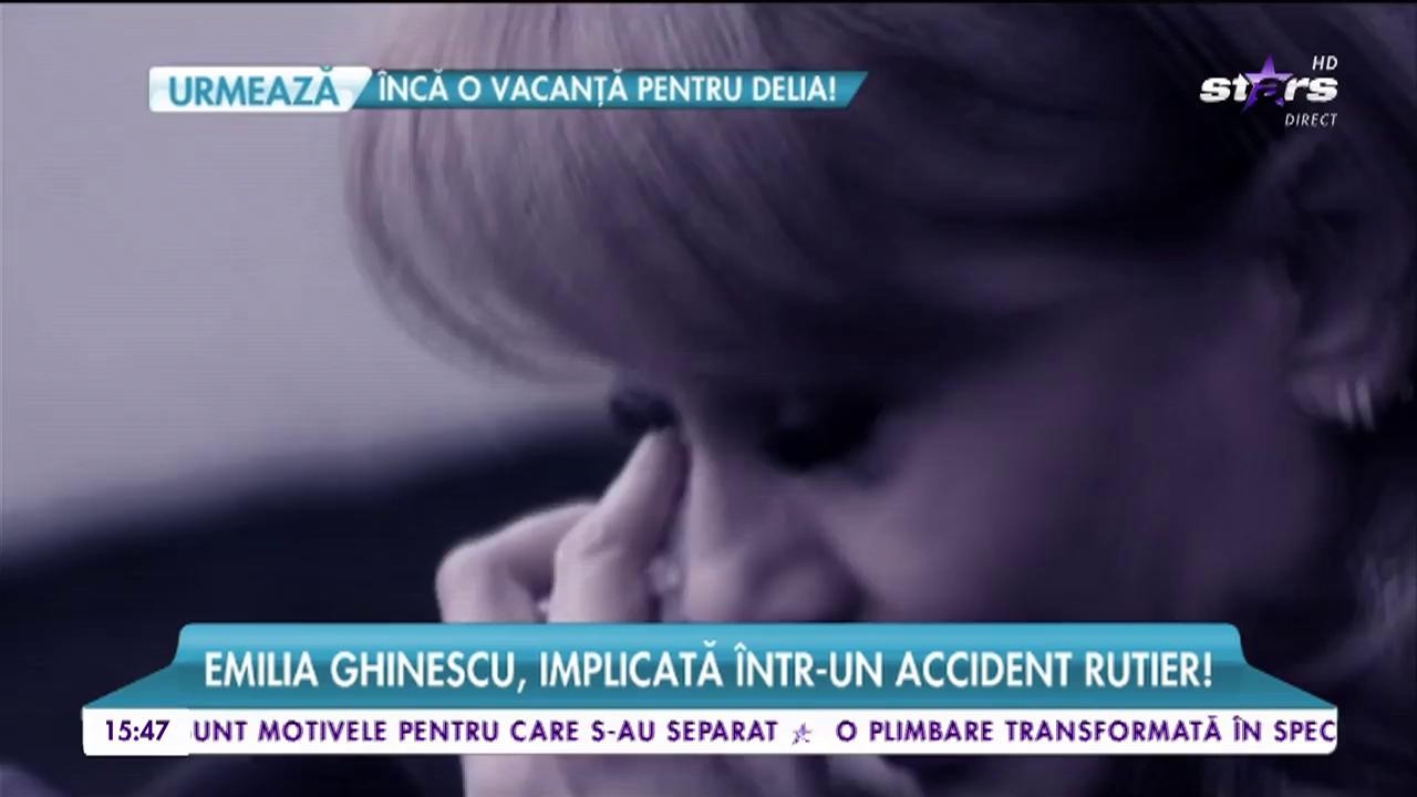 Emilia Ghinescu, implicată &icirc;ntr-un accident rutier!