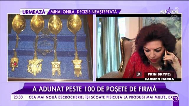 Carmen Harra a adunat peste 100 de poşete de firmă