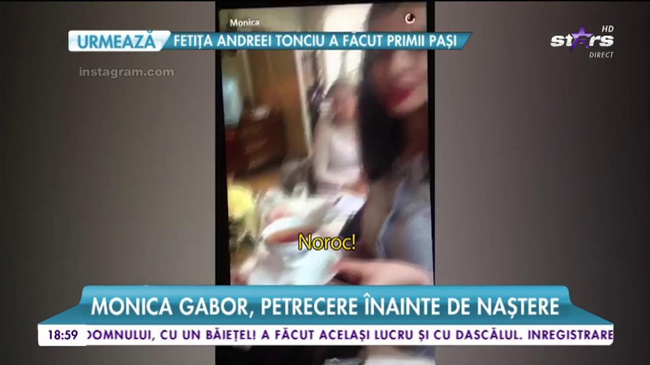 Monica Gabor, petrecere &icirc;nainte de naştere!