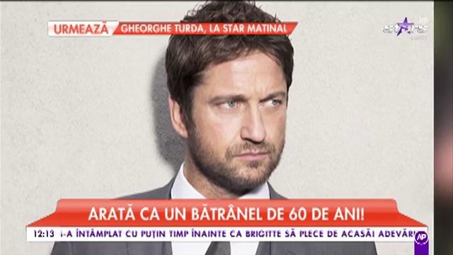 Gerard Butler, transformare totală. Actorul arată ca un bătr&acirc;nel de 60 de ani