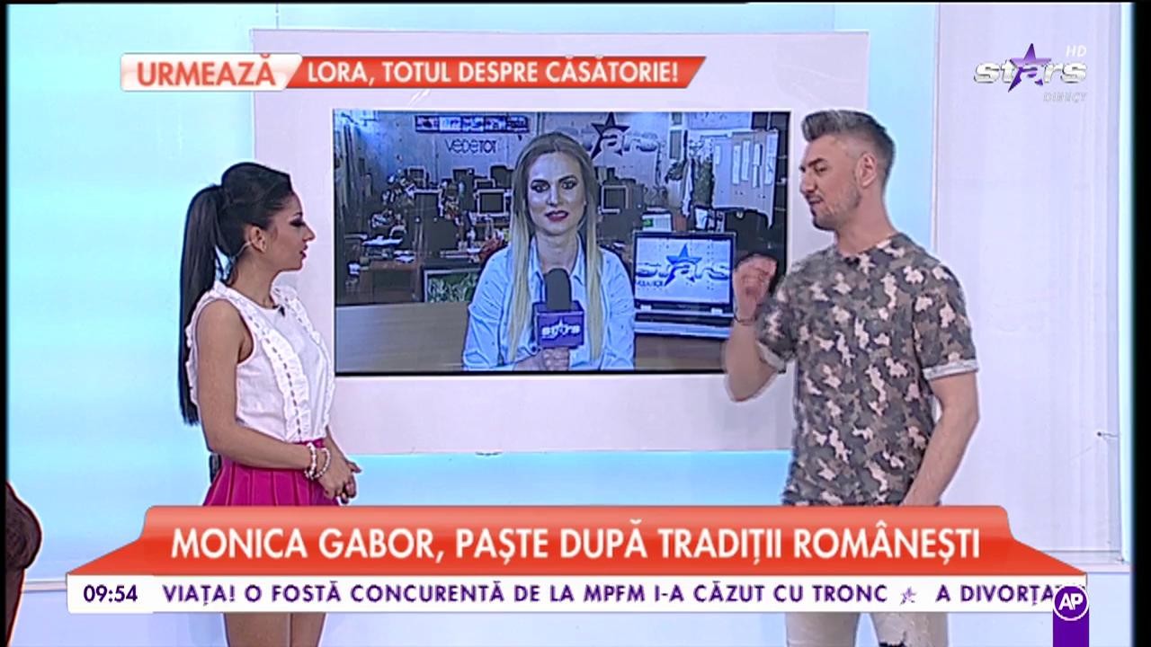 Monica Gabor, Paște după tradiții rom&acirc;nești