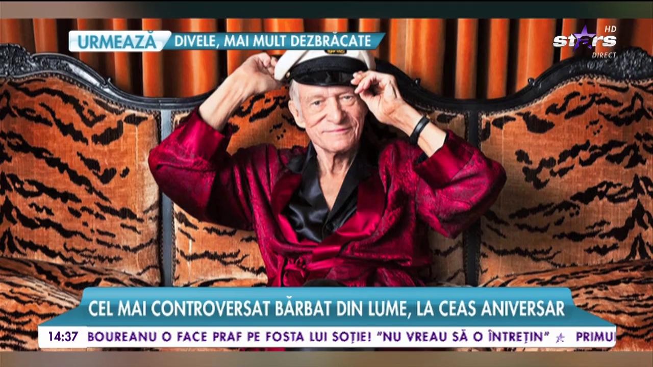 Cel mai controversat bărbat din lume, la ceas aniversar! Hugh Hefner implinește 90 de ani!