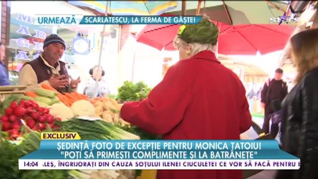 Ședinţă foto de excepţie pentru Monica Tatoiu! Femeia de afaceri, &icirc;n ţinute fabuloase printre zarzavaturi!