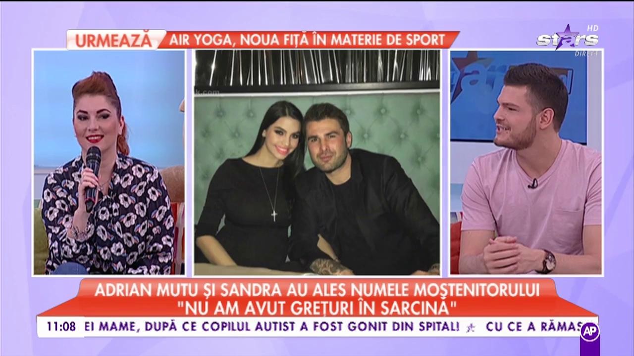 Sandra şi Adrian Mutu au ales NUMELE BEBELUŞULUI, dar şi ZIUA &icirc;n care se va naşte