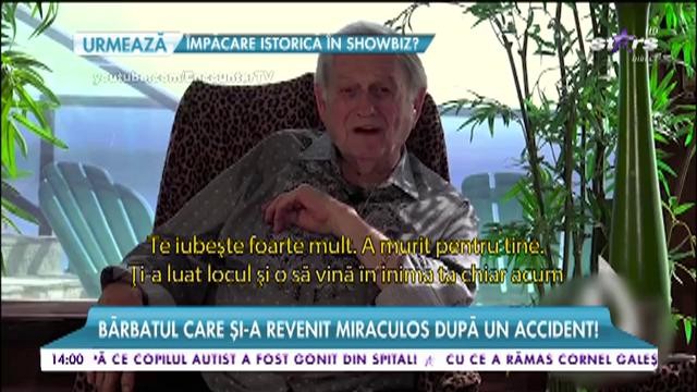 Un &icirc;nger păzitor l-ar fi salvat din ghearele morţii! Bărbatul care şi-a revenit miraculos după un accident!