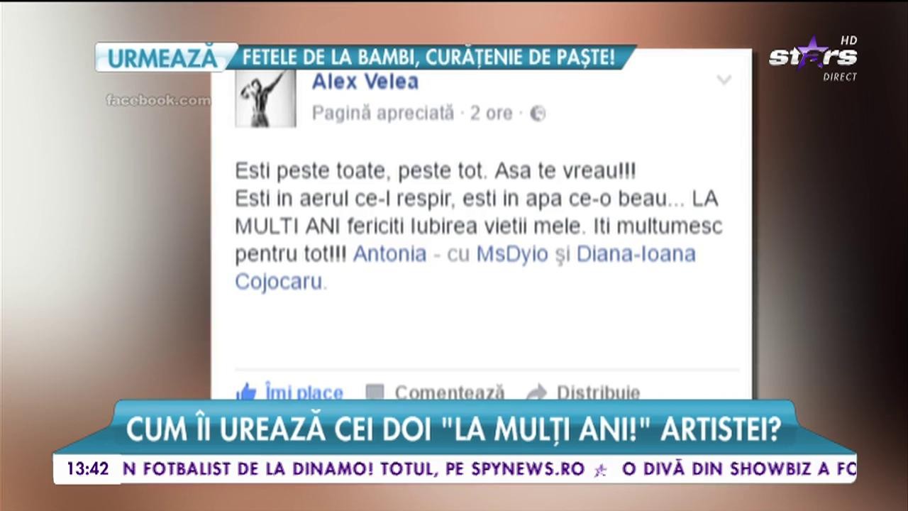 Alex Velea şi Dominic, urare inedită pentru Antonia! Cum &icirc;i urează cei doi "la mulţi ani!" artistei?