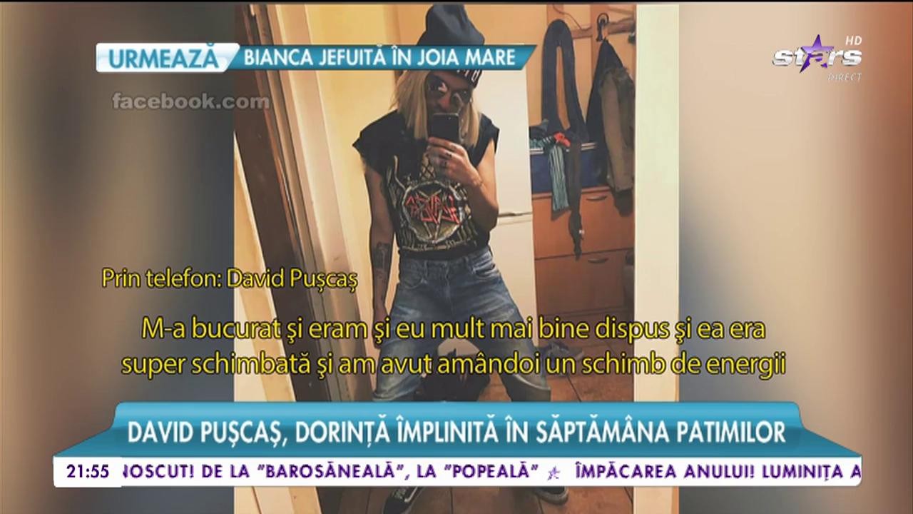 David Puşcaş a reuşit să se &icirc;mpace cu mama lui