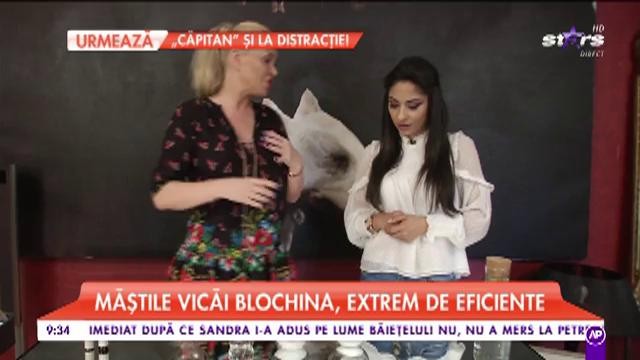 Vica Blochina &icirc;și &icirc;ntreține frumusețea cu reţete băbești