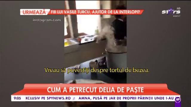 C&acirc;nd toată lumea era &icirc;n febra pregătirilor pentru masa de Paşte, Delia muncea
