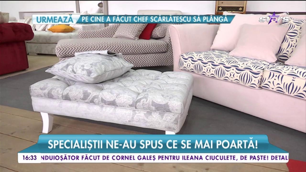 Ultimele trenduri &icirc;n materie de canapele! Specialiştii ne-au spus ce se mai poartă!