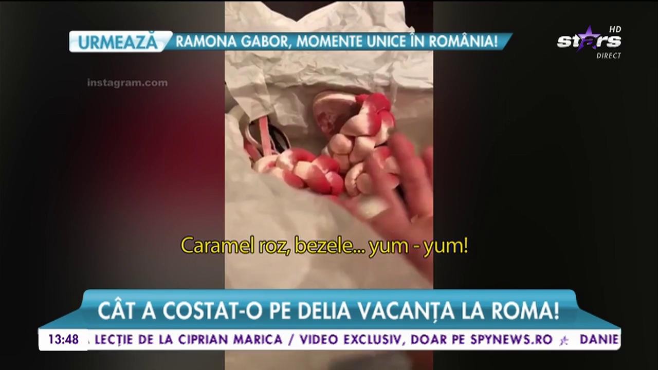 C&acirc;t a costat-o pe Delia vacanţa la Roma!