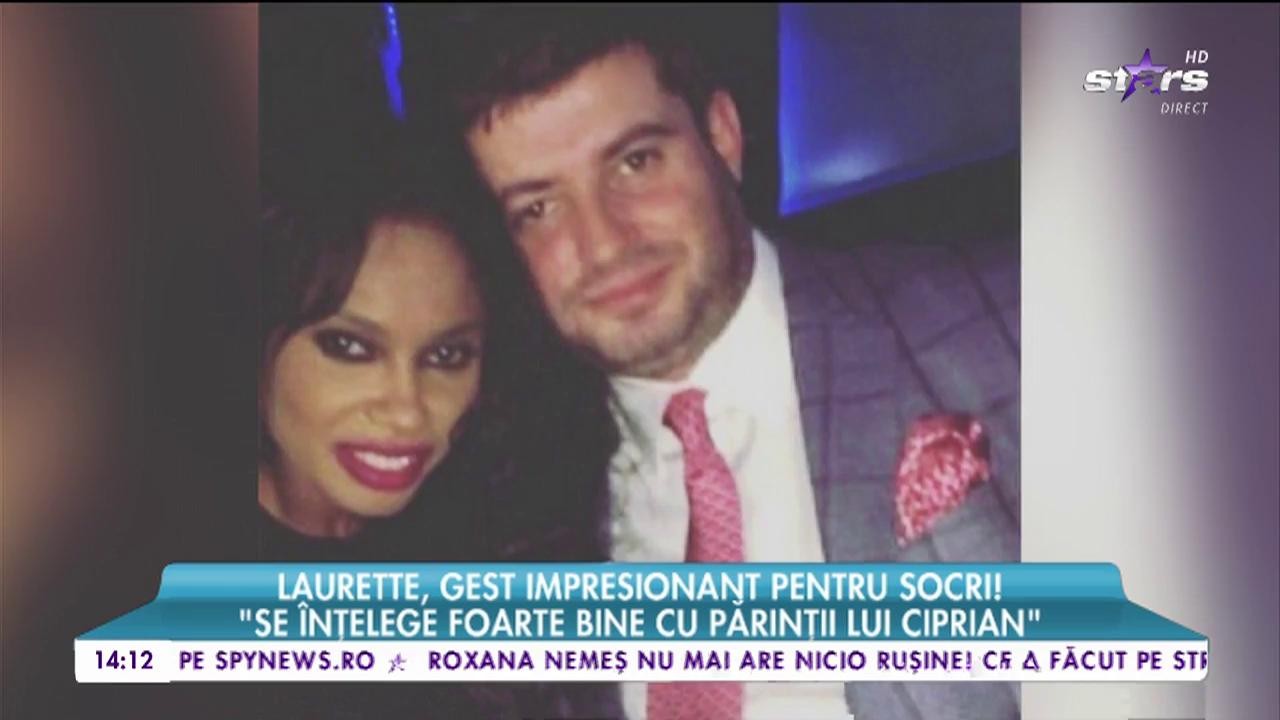 Laurette, gest impresionant pentru socri!