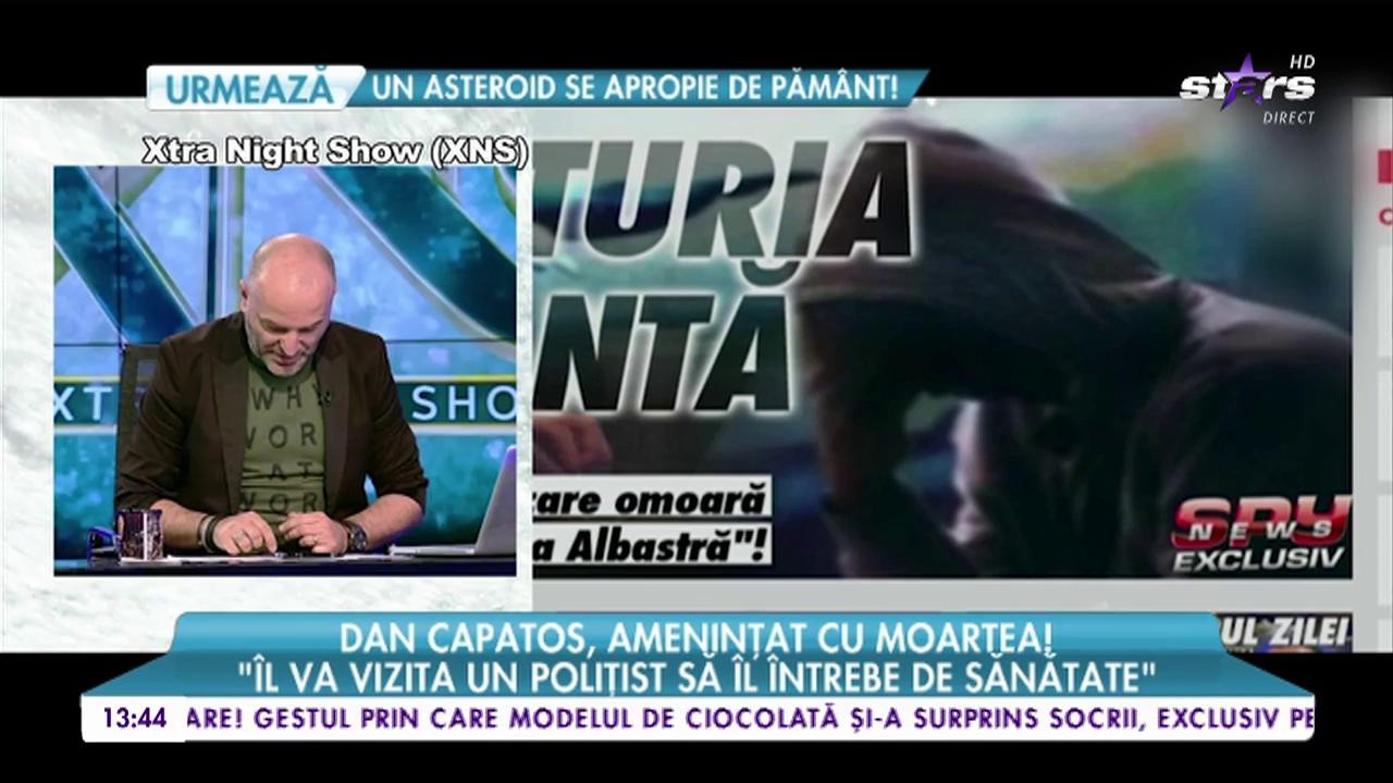 Dan Capatos, ameninţat cu moartea!