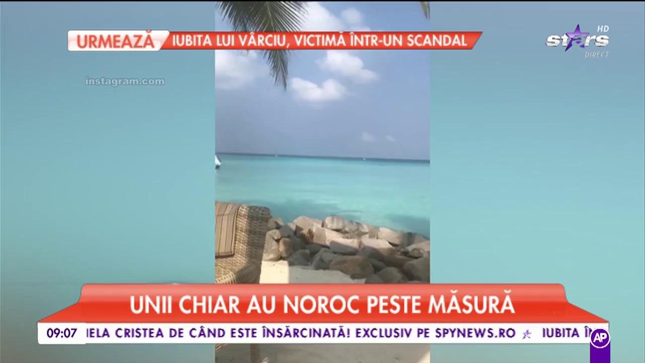 Rodica Miron a fugit de frigul din Rom&acirc;nia pentru a se distra pe plajele din Maldive
