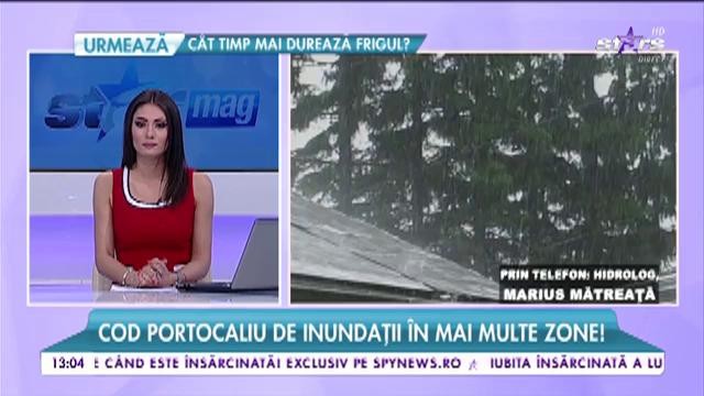 Cod portocaliu de inundaţii &icirc;n mai multe zone! Alertă emisă de hidrologi pentru mai multe r&acirc;uri!