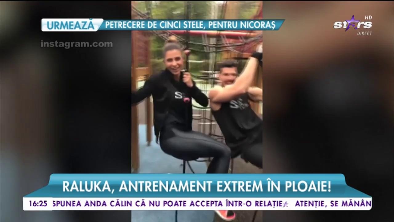 Raluka, antrenament extrem &icirc;n ploaie! Vedeta s-a pus serios pe topit kilograme!