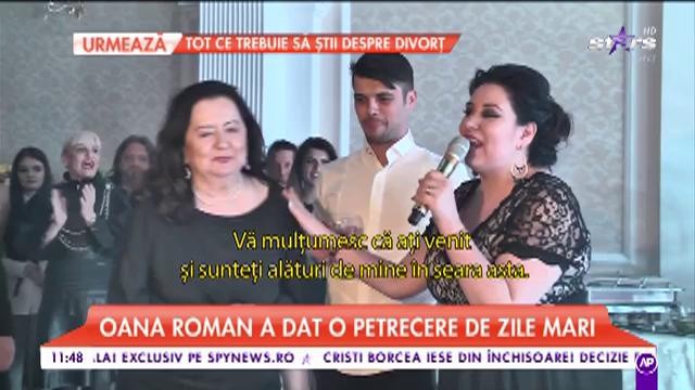 Oana Roman a petrecut p&acirc;nă &icirc;n zori, de ziua ei