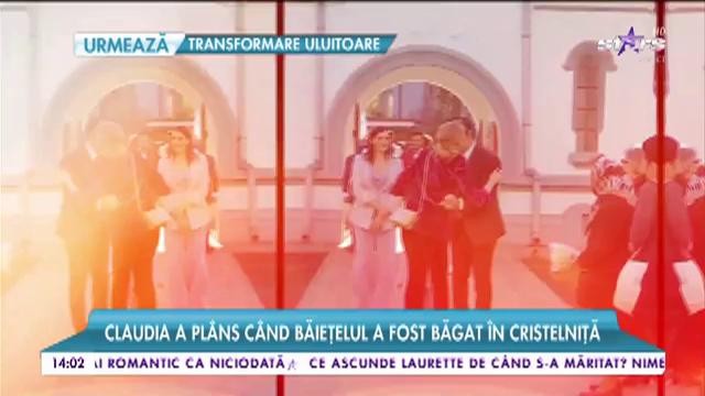 Claudia Pătrăşcanu, o mămică fericită
