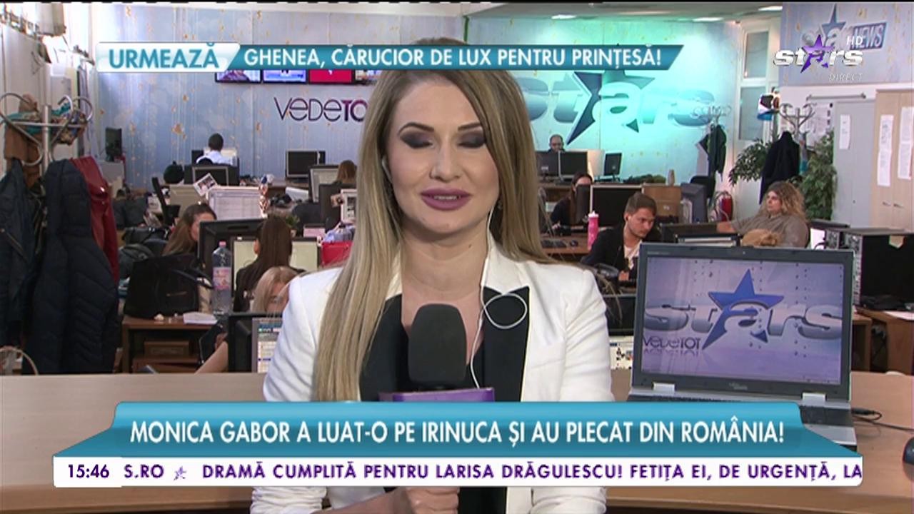 Monica Gabor a luat-o pe Irinuca și au plecat din Rom&acirc;nia!
