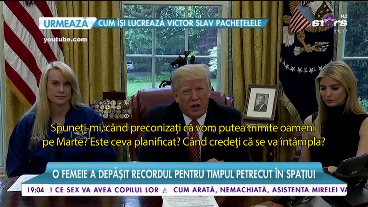O femeie a depășit recordul pentru timpul petrecut &icirc;n spațiu