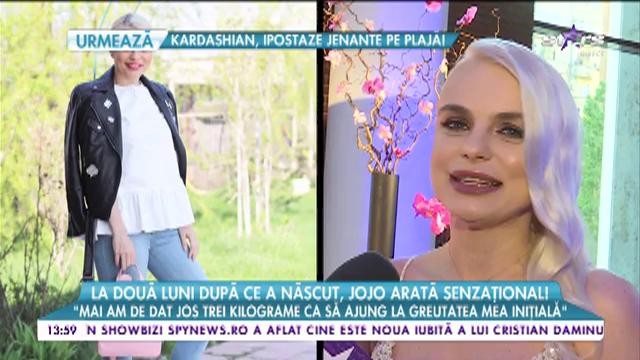 La două luni după ce a născut, Jojo arată fromidabil! "E foarte frumos, e diferit!"