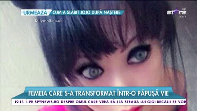 Femeia care s-a transformat &icirc;ntr-o păpușă vie