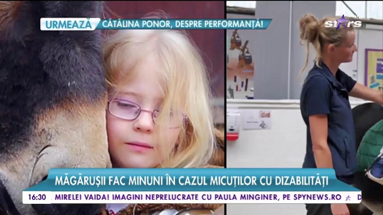Măgăruşii fac minuni &icirc;n cazul micuţilor cu dizabilităţi O fetiţă mută şi-a recăpătat capacitatea de a vorbi!