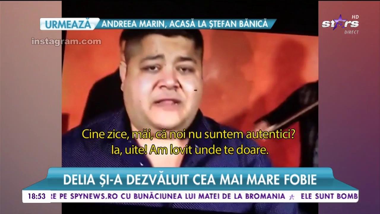 Delia și-a recunoscut cea mai mare fobie