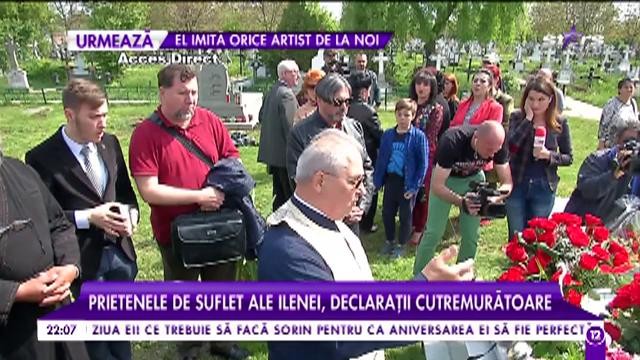 Prietenele de suflet ale Ilenei Ciuculete fac declarații cutremurătoare de la parastasul artistei