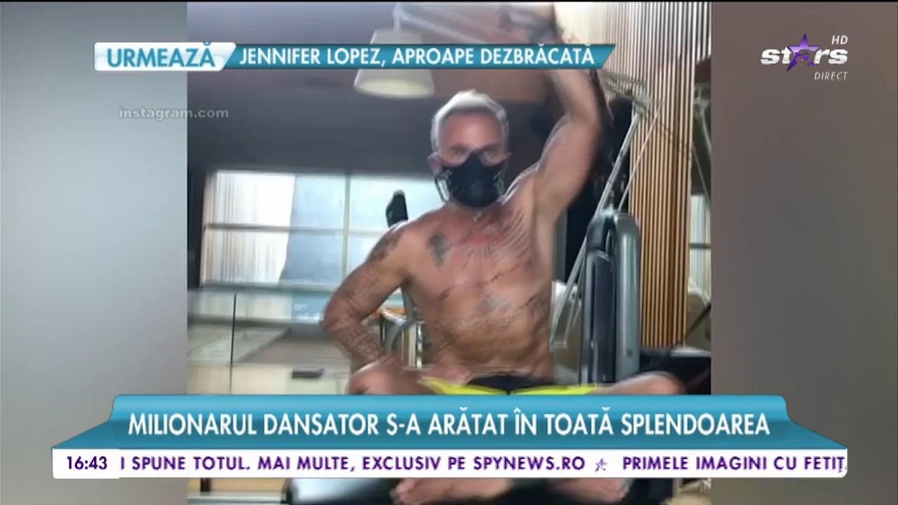 Gghiciţi c&acirc;te tatuaje are Gianluca Vacchi! Milionarul dansator s-a arătat &icirc;n toată splendoarea