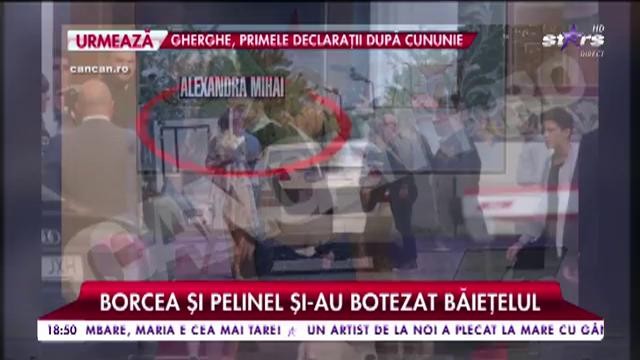 Borcea și Pelinel și-au botezat băiețelul! Afaceristul a ieșit din &icirc;nchisoare!