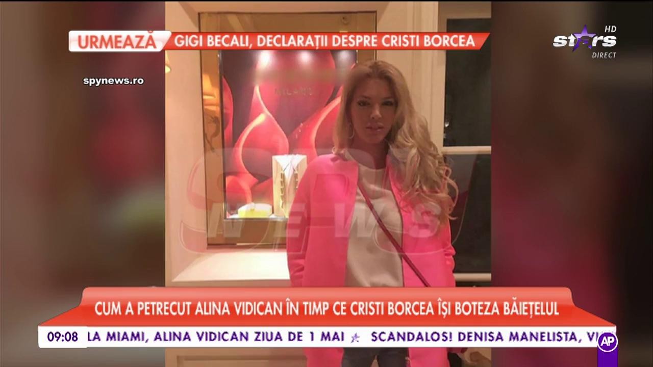 Alina Vidican, fosta soție a lui Cristi Borcea, a sărbătorit 1 Mai rom&acirc;nește