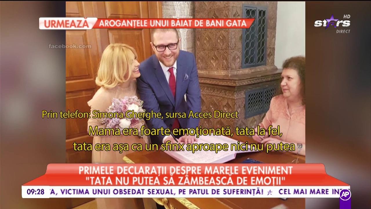 Simona Gherghe s-a căsătorit! Primele declarații despre marele eveniment