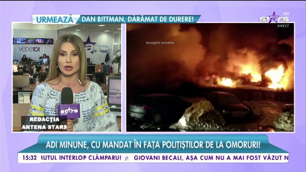 Adi Minune, cu mandat &icirc;n faţa poliţiştilor de la omoruri?