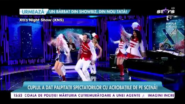Andreea Bălan şi Petrişor, demonstraţie impresionantă!