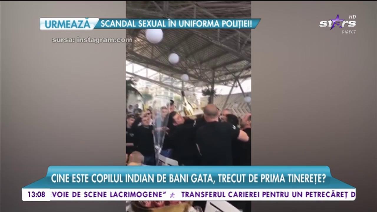 Aruncă cu zeci de mii de euro pe șampanie, dar toacă banii tăticului! Cine este copilul indian de bani gata?
