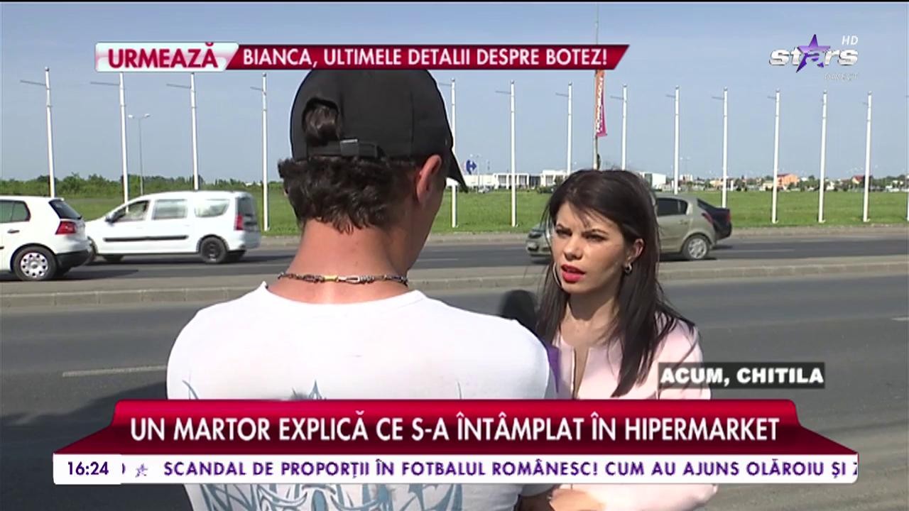 Clipe de panică &icirc;n urmă cu puţin timp intr un hipermarket din Bucuresti!