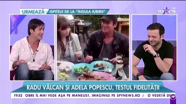 Radu V&acirc;lcan, credincios soției sale: "Fidelitatea este un scenariu scris și g&acirc;ndit de ambii parteneri"