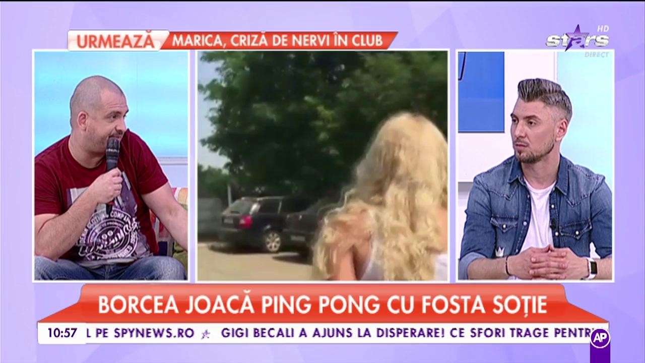 Cristi Borcea "joacă ping pong" cu fosta soţie, Alina Vidican! Ce l-a făcut să renunţe la decizia importantă luată iniţial
