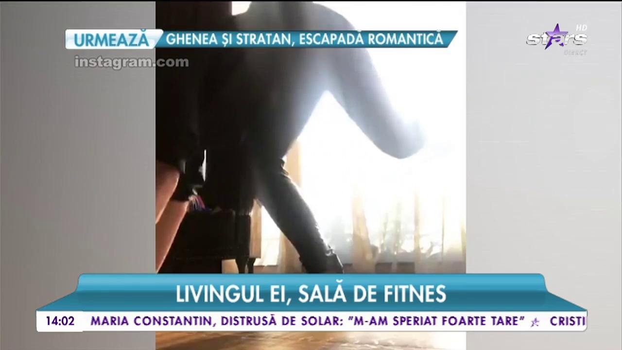 Dacă n-are timp să meargă la sală, &bdquo;lucrează&rdquo; de acasă! Delia trage din greu pentru a avea un trup perfect