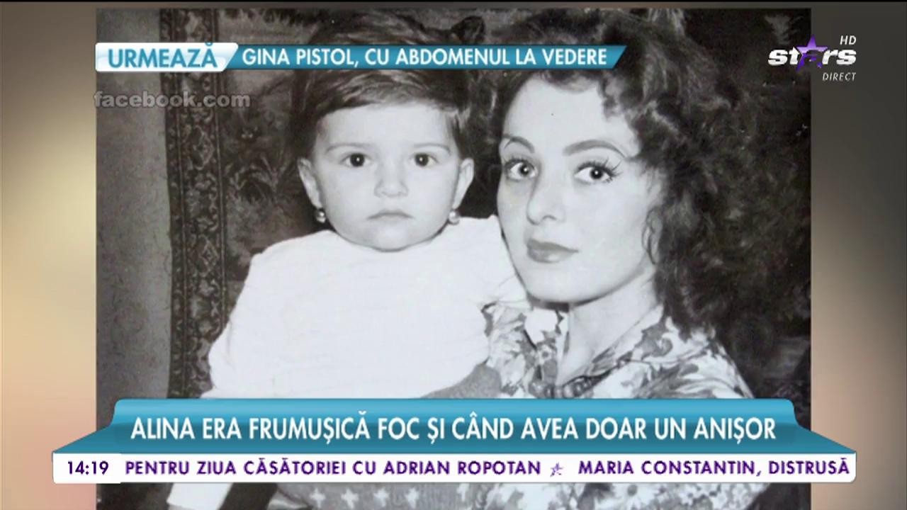 Alina Puşcaş, &icirc;nc&acirc;ntătoare de mică! Mama vedetei a postat o fotografie de colecție