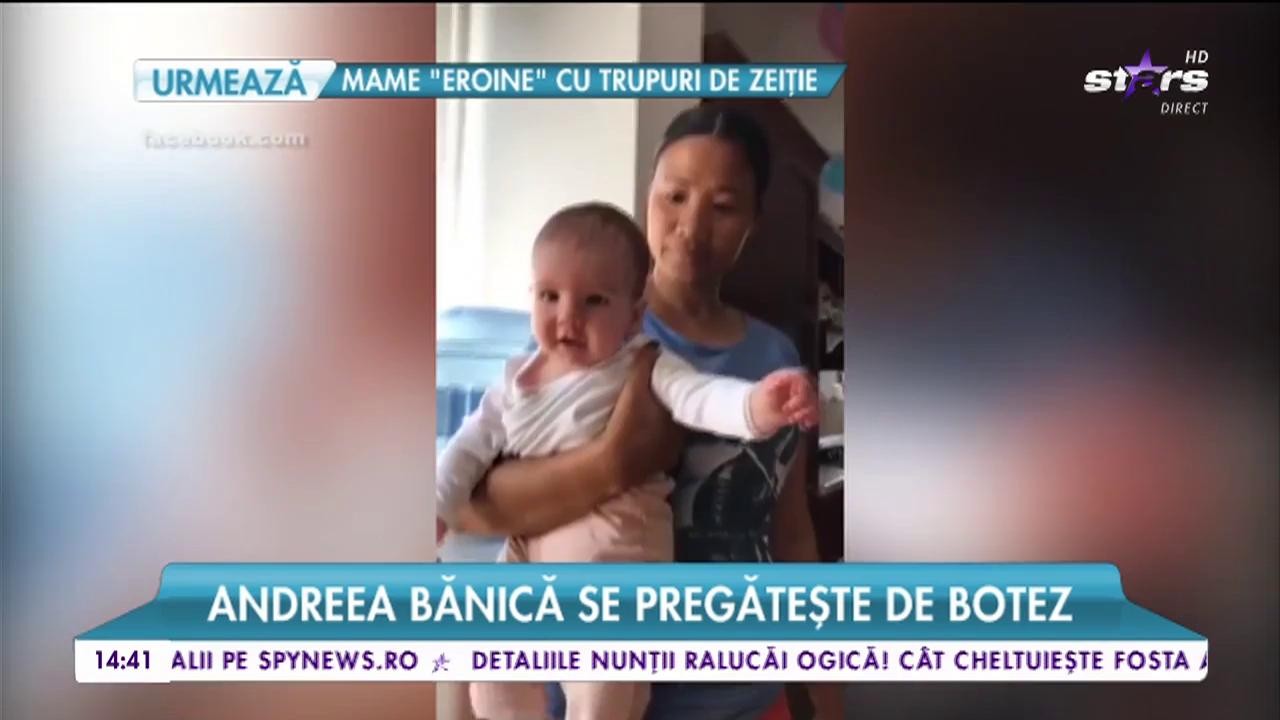 Andreea Bănică și soțul ei, Lucian, fac ultimele pregătiri pentru botezul lui Noah, bebelușul lor