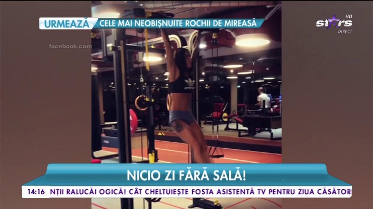 Roxana Vancea nu poate trăi fără sport! Se antrenează chiar şi c&acirc;nd este &icirc;n vacanţă