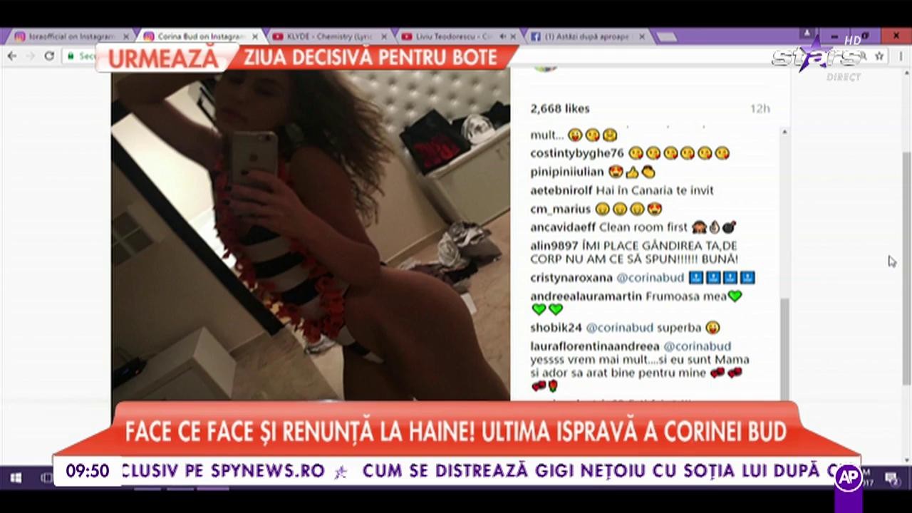 Corina Bud continua cu seria fotografiilor incendiare pe Facebook!