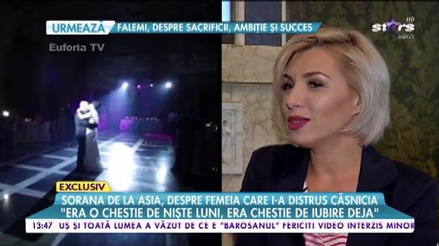 S-a căsătorit cu bărbatul iubit, dar a fost &icirc;nşelată! Sorana de la Asia, despre femeia care i-a distrus căsnicia