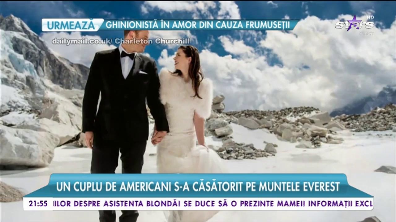 Au urcat pe muntele Everest pentru a se căsători la &icirc;nălțime