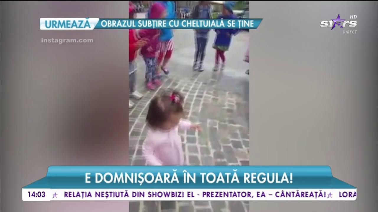Fetiţa S&acirc;nzianei Buruiană, o bombonică!
