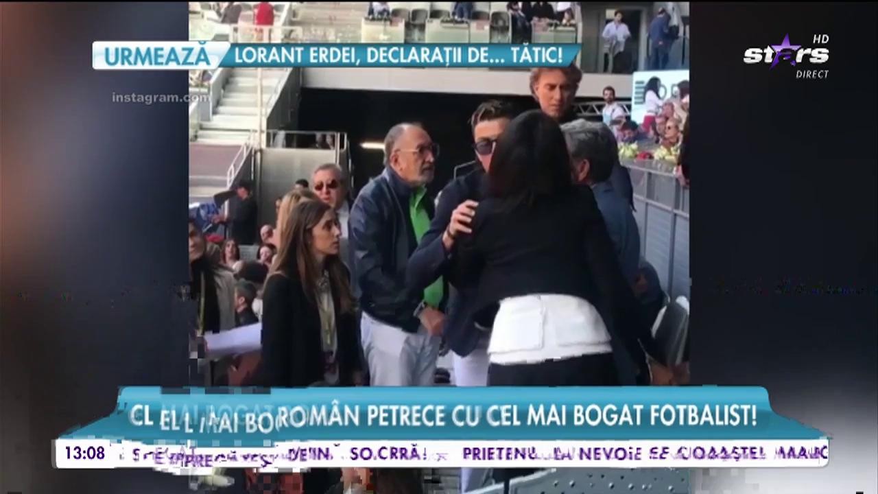 Cum au fost surprinși Ion Țiriac și Ronaldo! Imagini inedite cu cei doi!