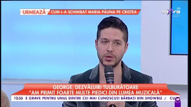 George are vise premonitorii: &rdquo;Am visat o melodie, iar apoi am &icirc;nregistrat-o&rdquo;