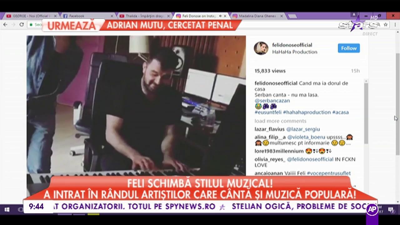 Feli schimbă stilul muzical! Artista a intrat &icirc;n r&acirc;ndul artiştilor care c&acirc;ntă şi muzică populară